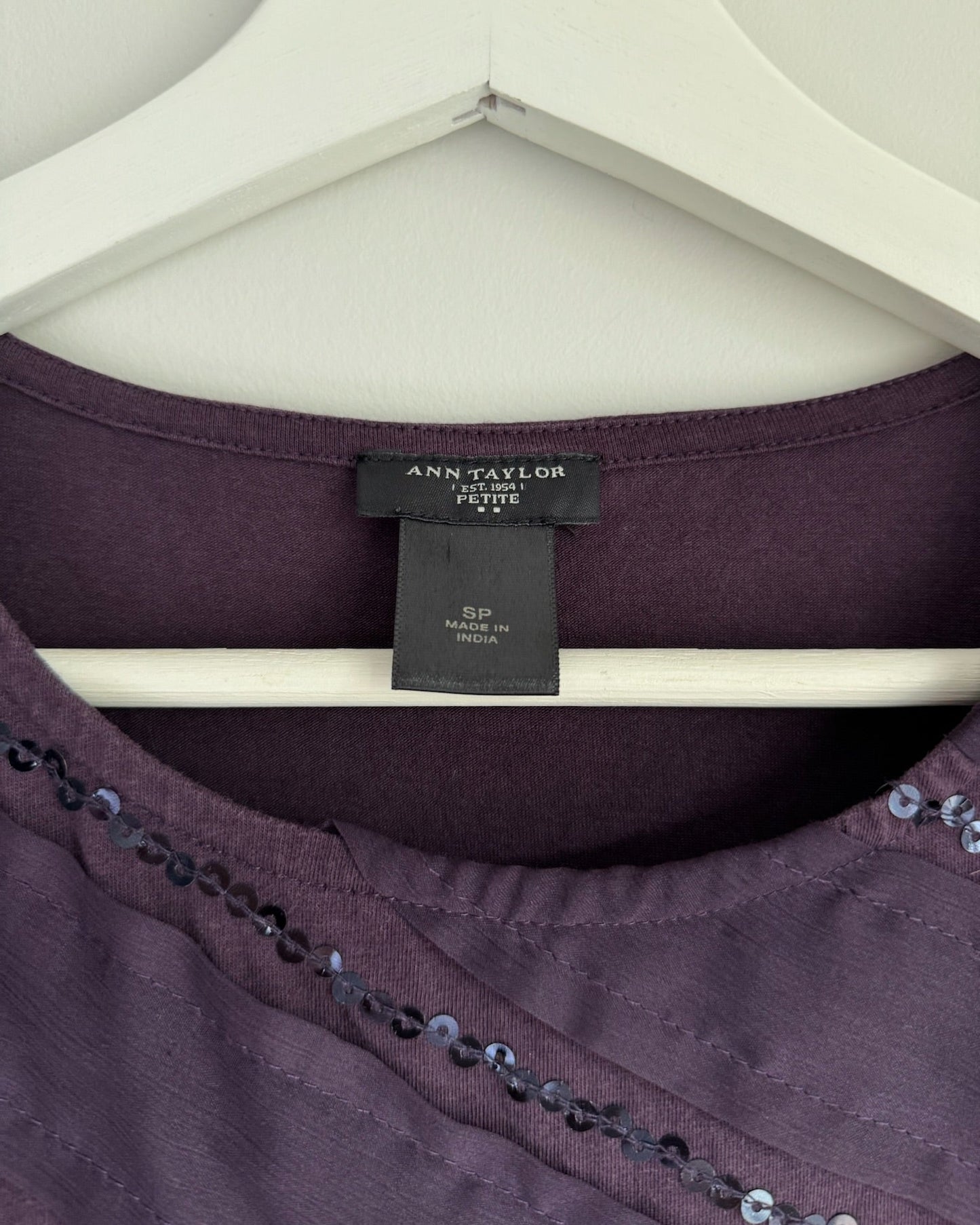 Purple Sequin Tank - XS/S