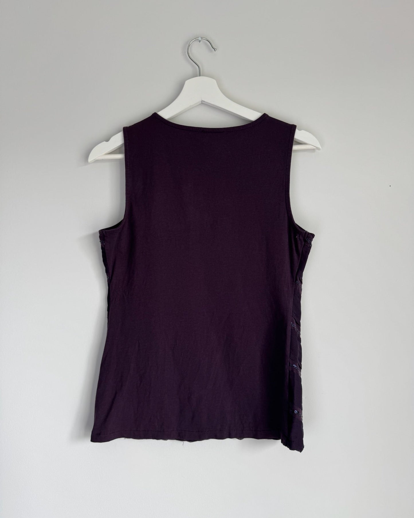 Purple Sequin Tank - XS/S