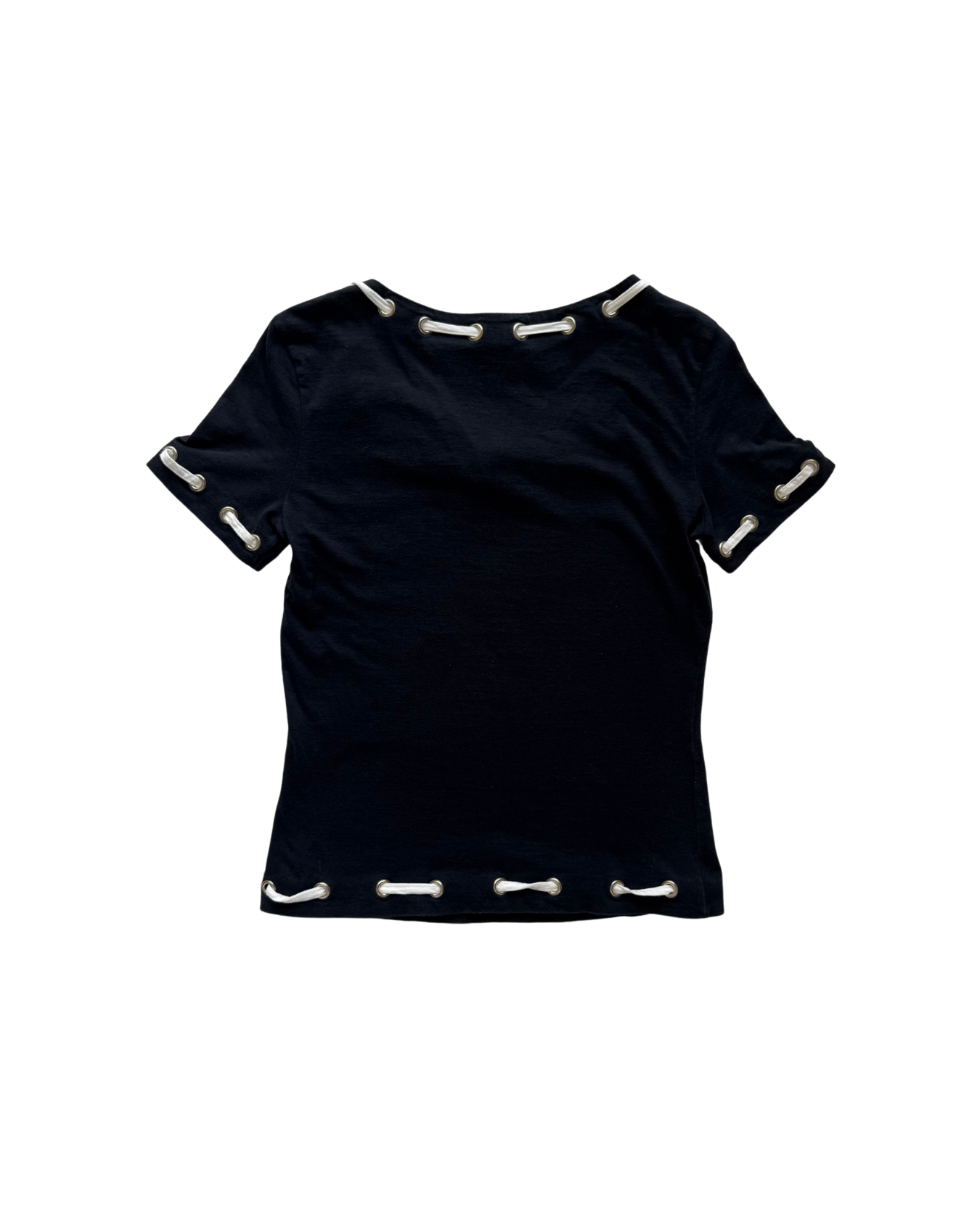 Moschino Jeans Lace-Up Top - S