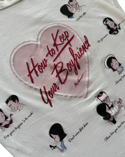 Moschino "How To Keep Your Boyfriend" Tee - XS/S