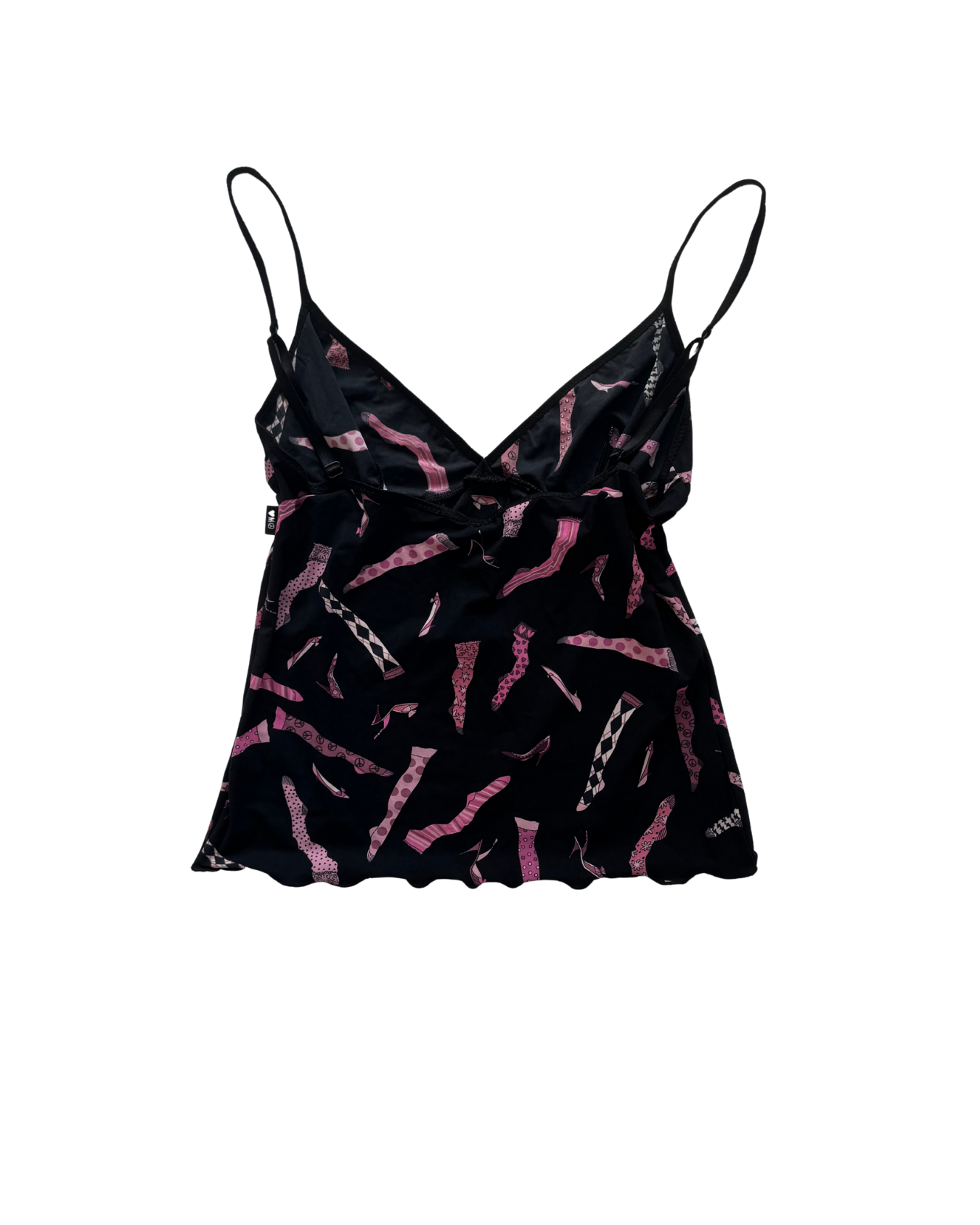 Moschino Lingere Stocking Top - S/M