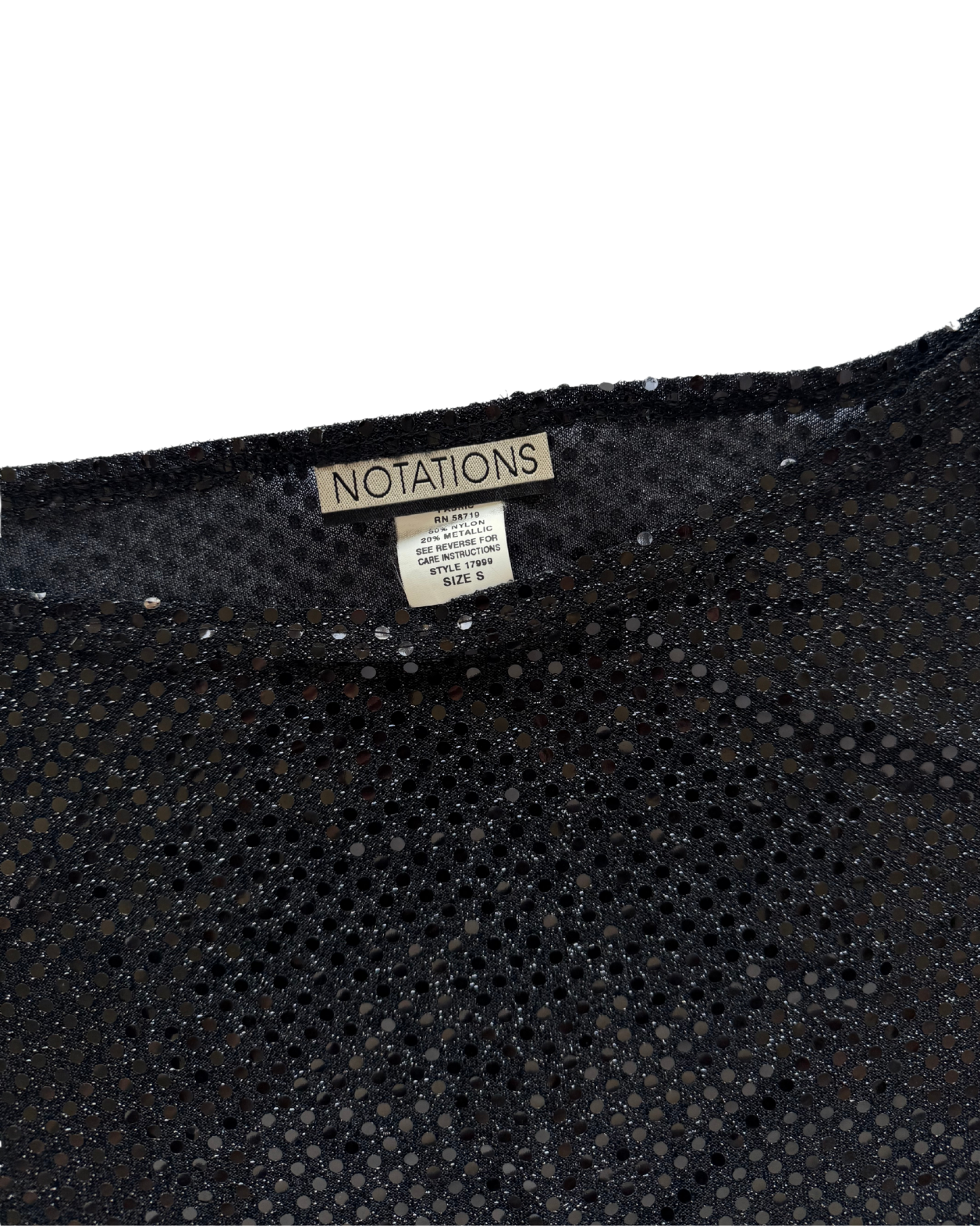 Vtg Notations Tank - M
