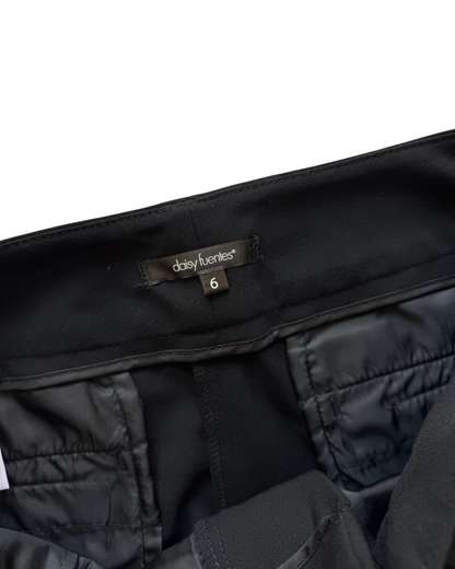 Vtg Black Capris - S