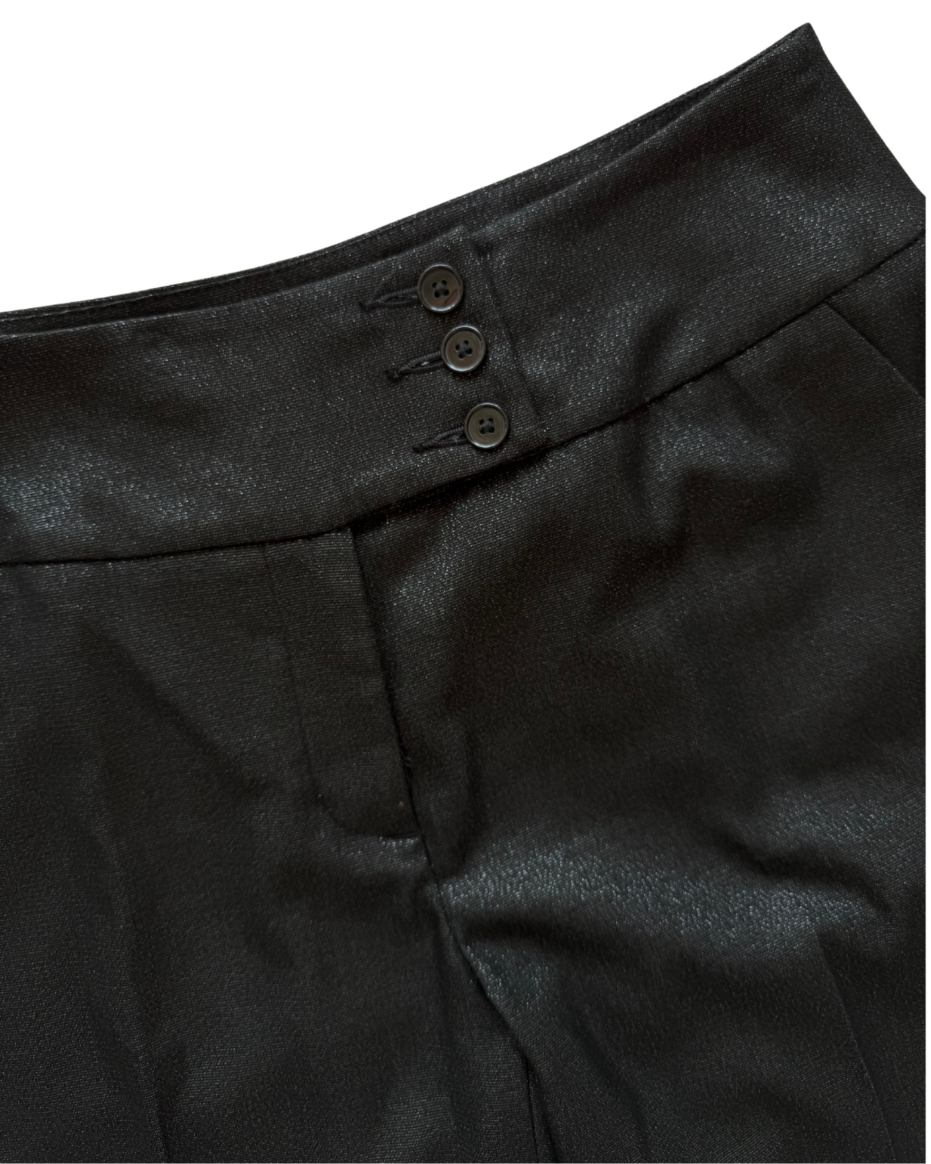 Sparkly Low-Rise Baggy Trousers - S