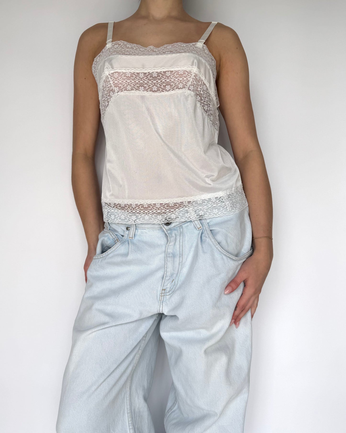 Vtg Lace Camisole - S/M
