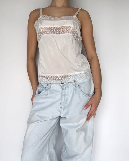 Vtg Lace Camisole - S/M