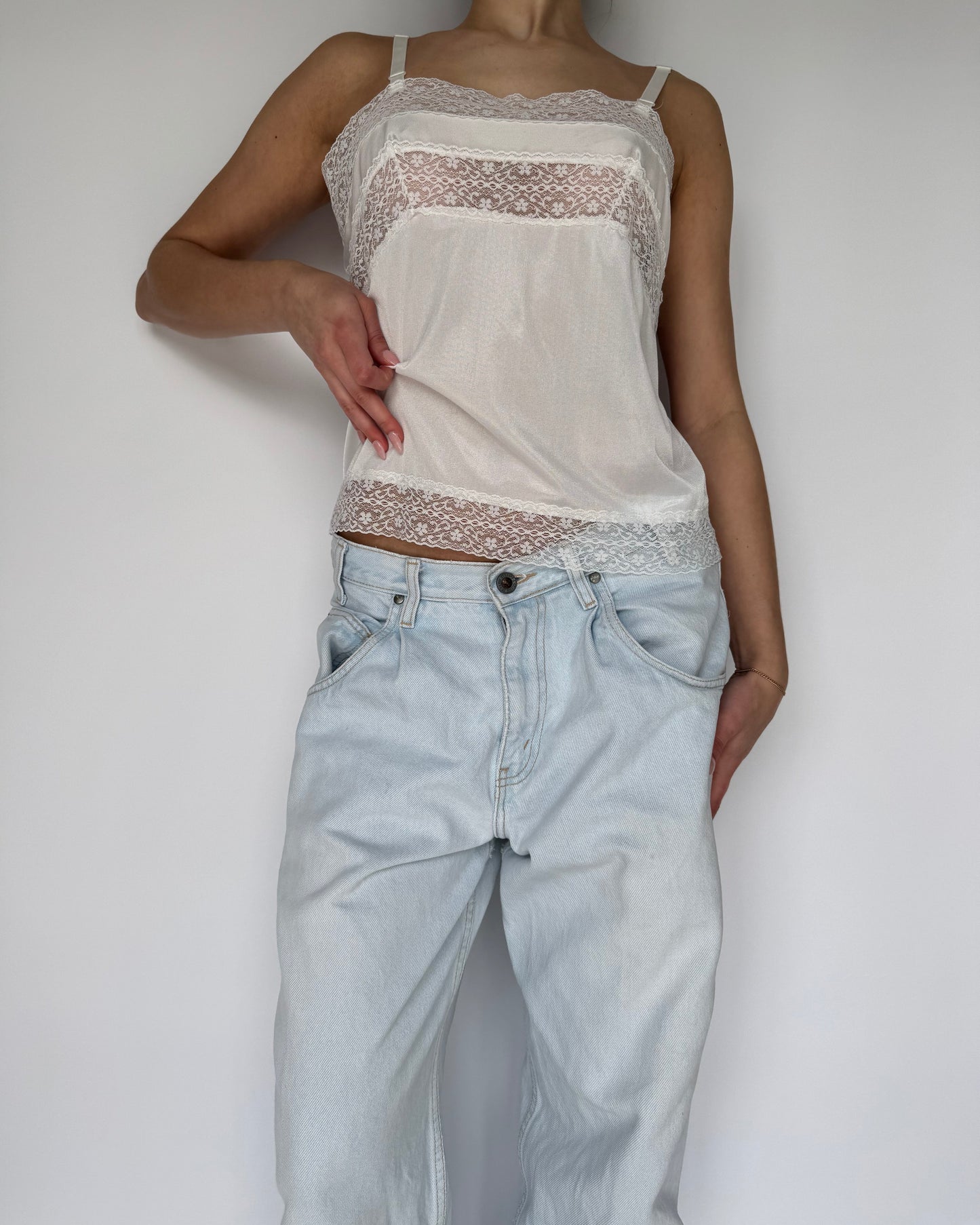 Vtg Lace Camisole - S/M