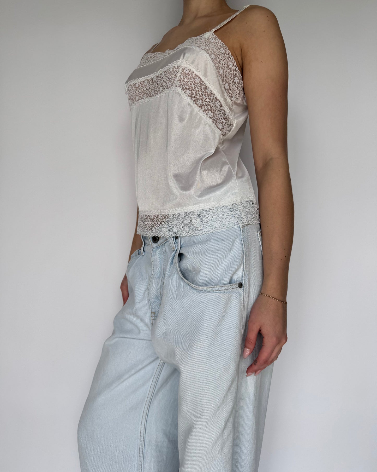 Vtg Lace Camisole - S/M