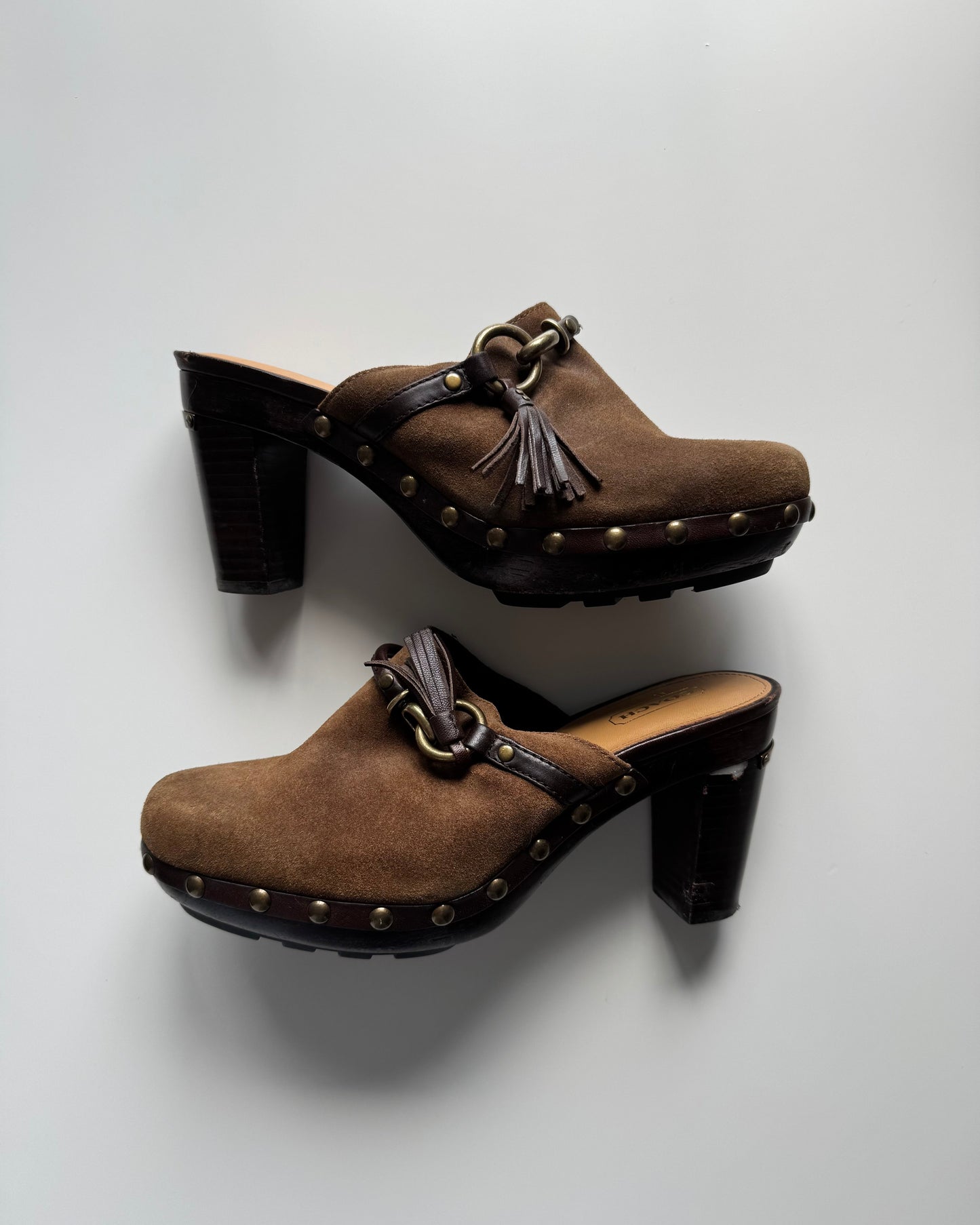 Vtg Coach Clogs - 7.5