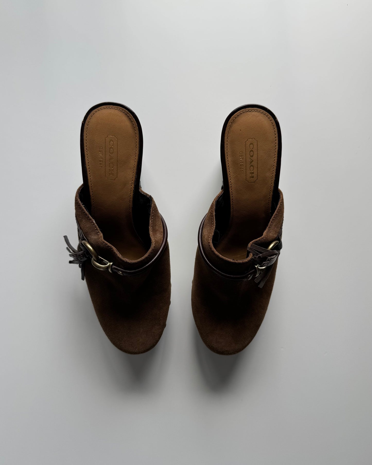 Vtg Coach Clogs - 7.5