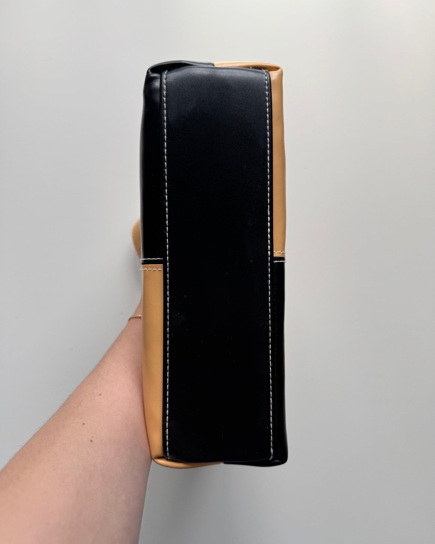 Vtg Colorblock Shoulder Bag