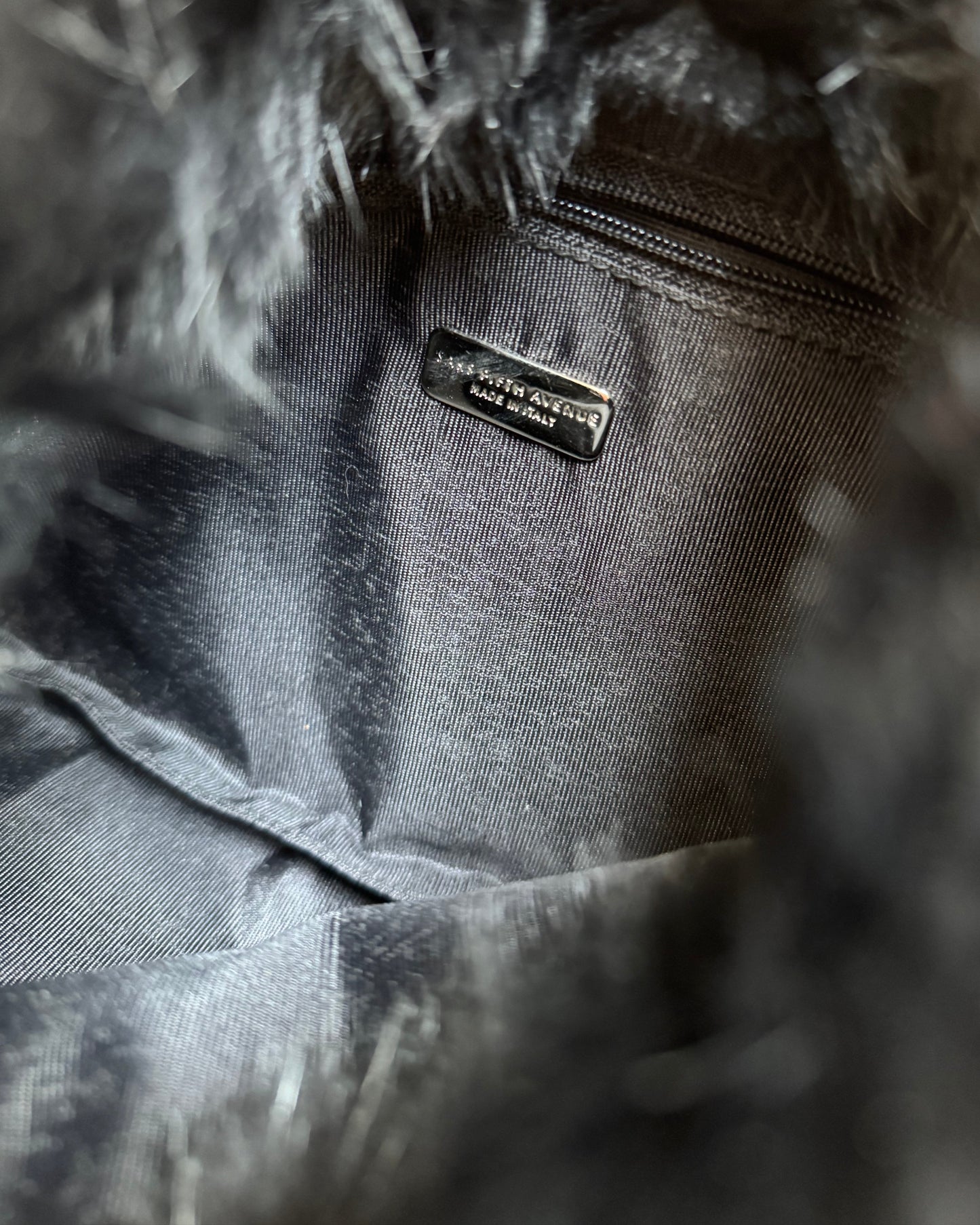 Saks Fifth Fur Shoulder Bag