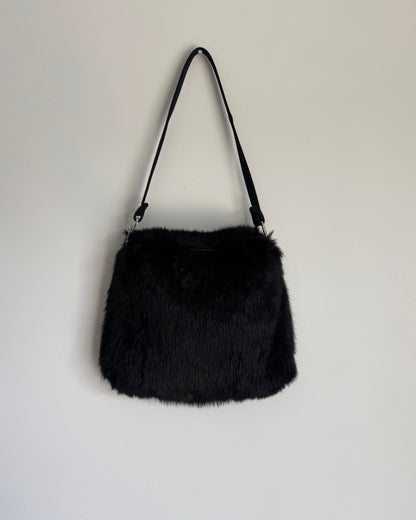 Saks Fifth Fur Shoulder Bag