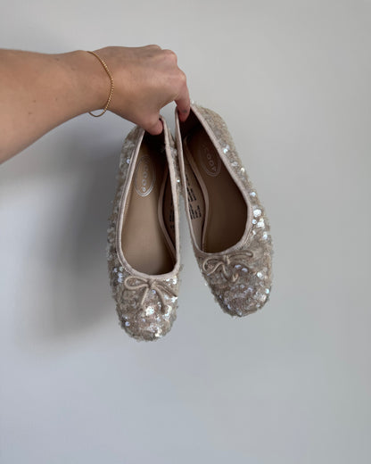Sequin Ballet Flats - 6/6.5