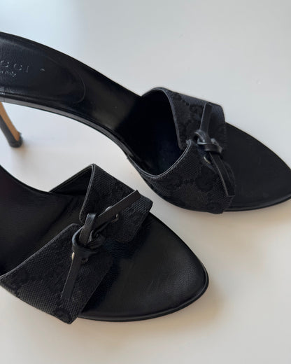 Vtg Gucci Monogram Kitten Heels -  6