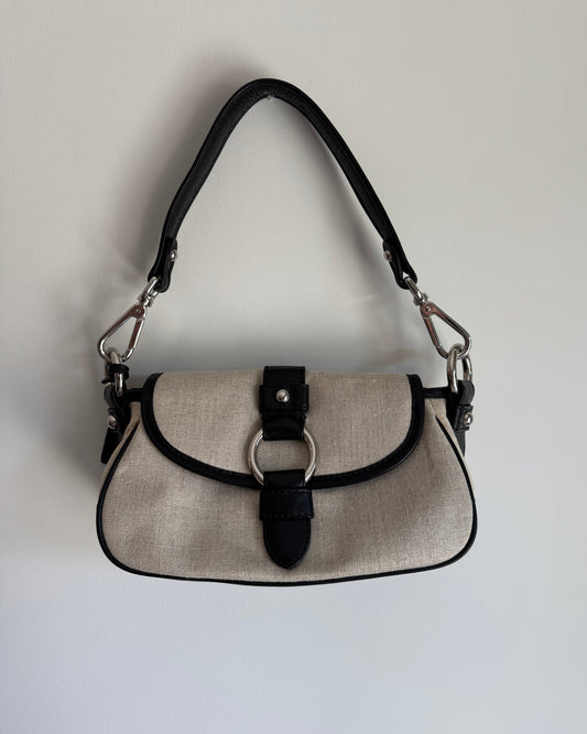 Vtg Canvas Shoulder Bag