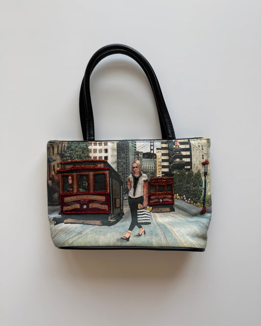 Vtg Beaded Mini Bag