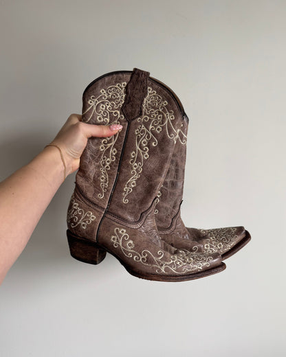 Vtg Cowgirly Boots - 5