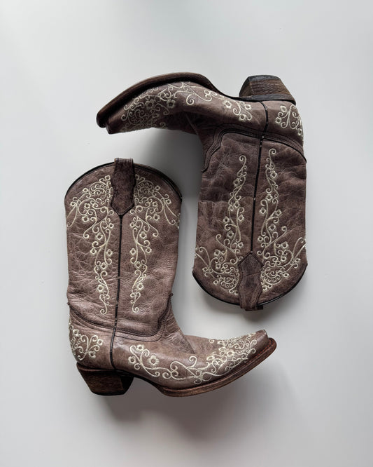 Vtg Cowgirly Boots - 5