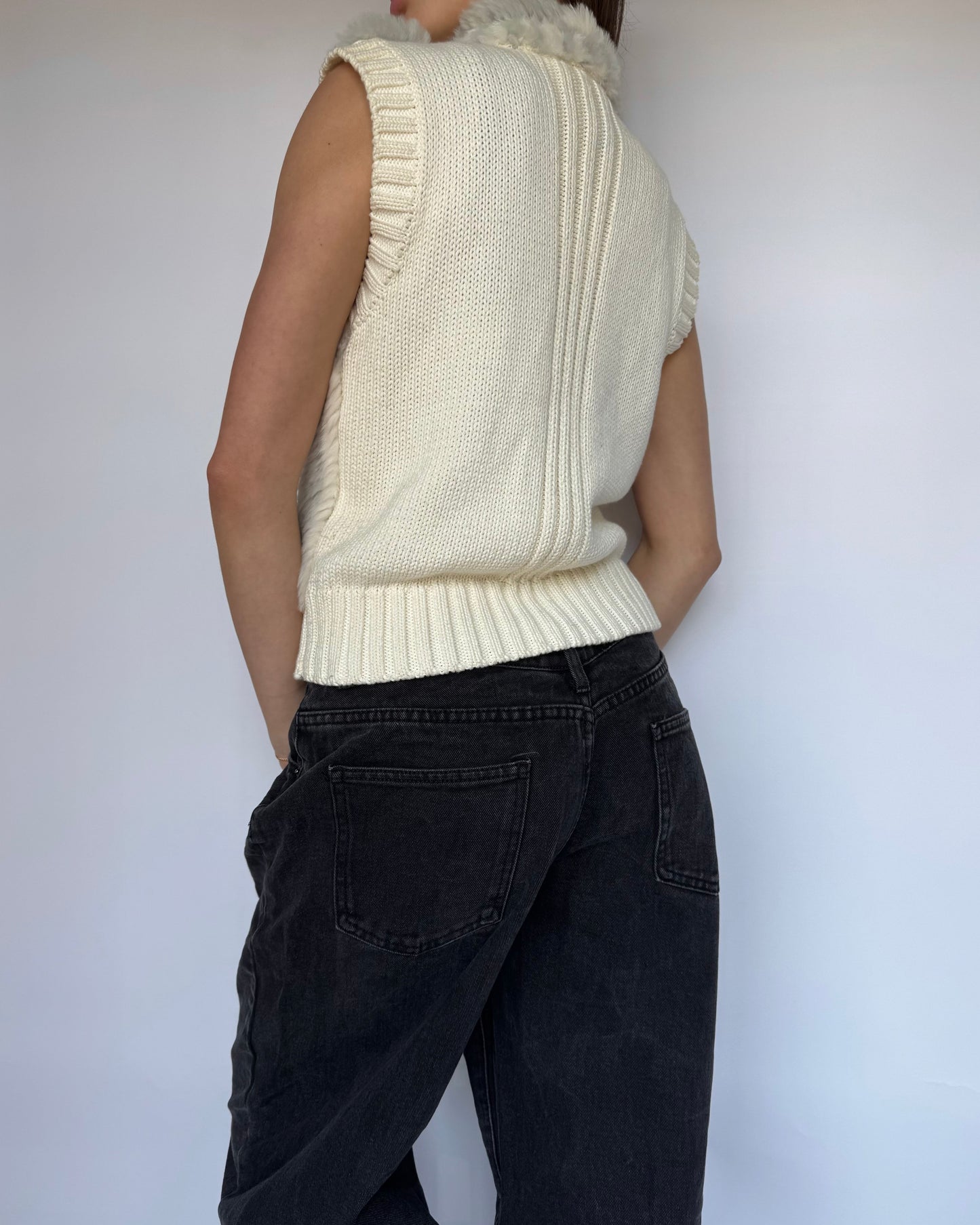 Vtg Revue Fur Vest - XS/S/M