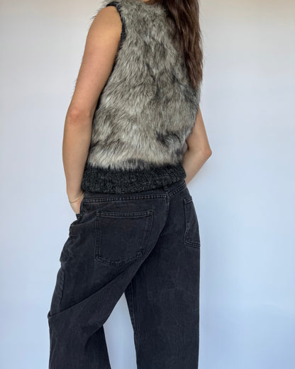 Faux Fur Vest - XS/S