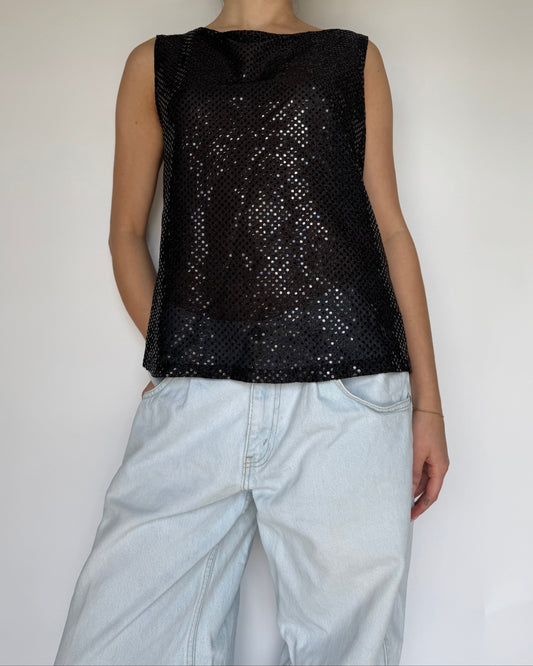Vtg Notations Tank - M