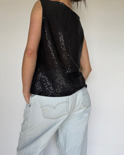 Vtg Notations Tank - M