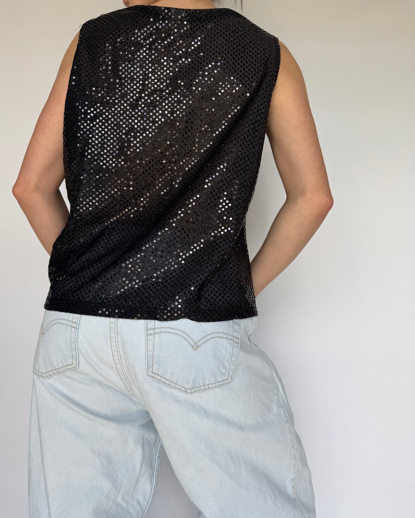 Vtg Notations Tank - M