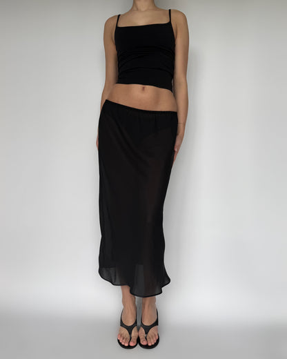 Vtg FAR WEST Sheer Midi - OS