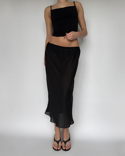 Vtg FAR WEST Sheer Midi - OS