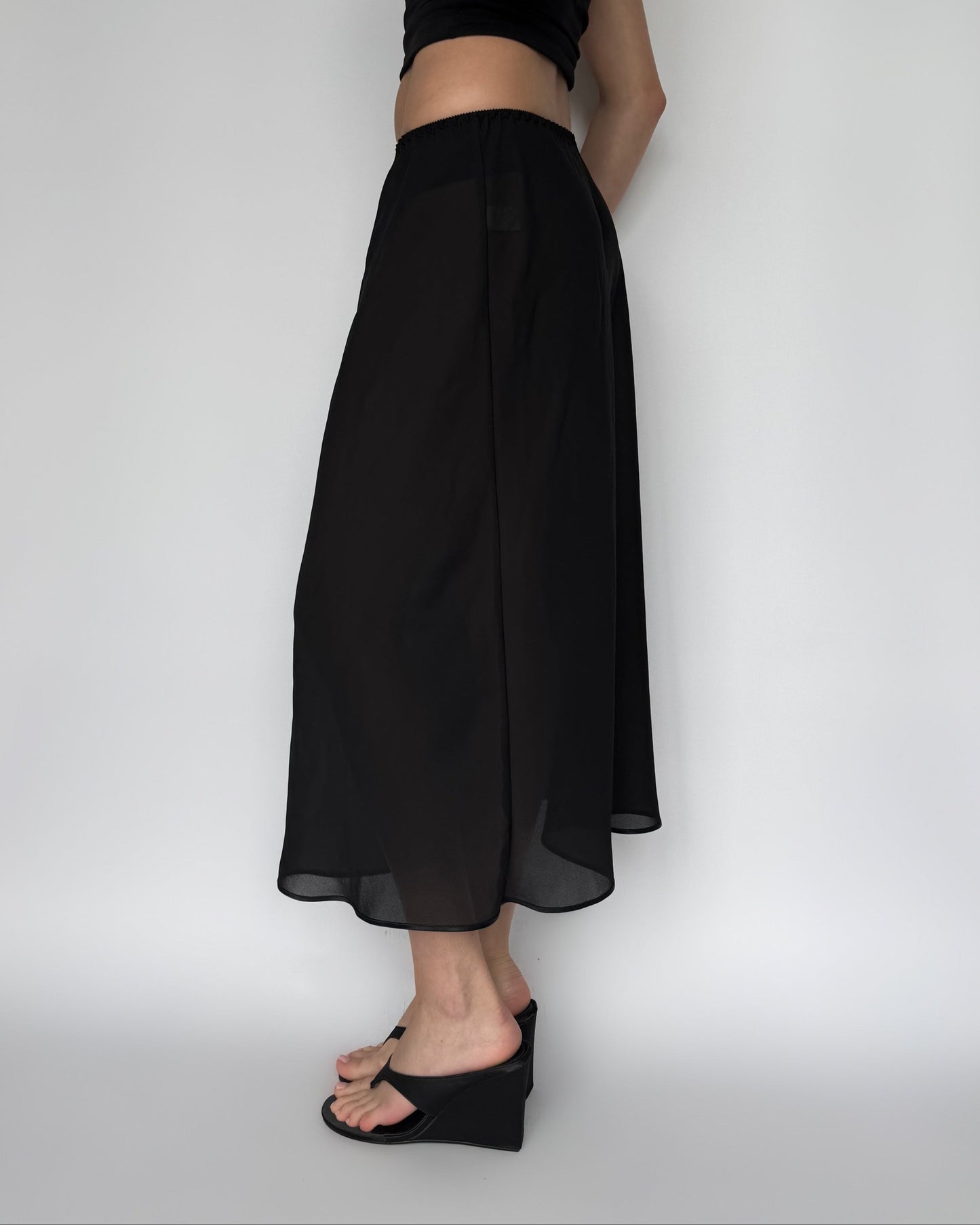 Vtg FAR WEST Sheer Midi - OS