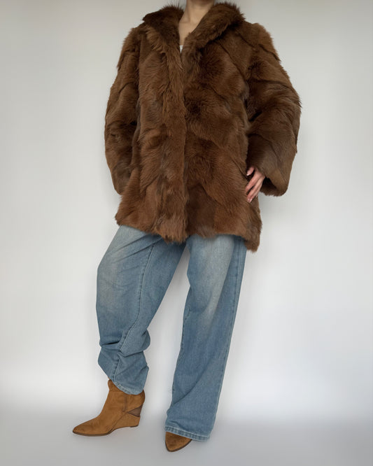 Vtg C&A Fur Coat