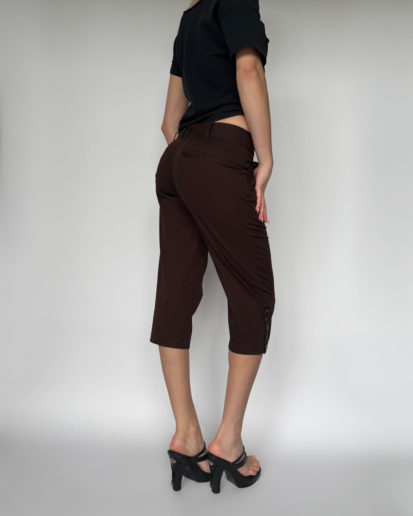 Vtg San Francisco Low-Rise Capris - XS