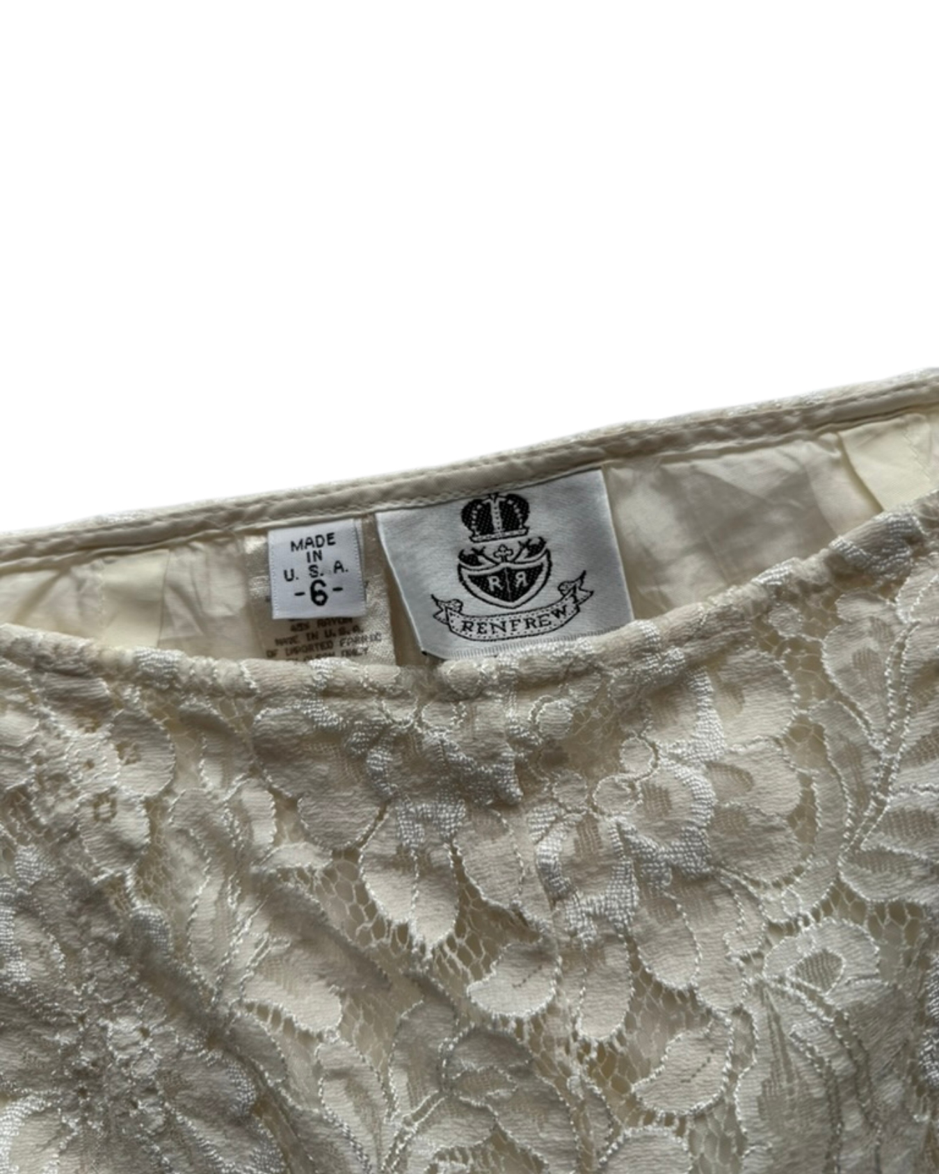 Vtg Lace Capris - S