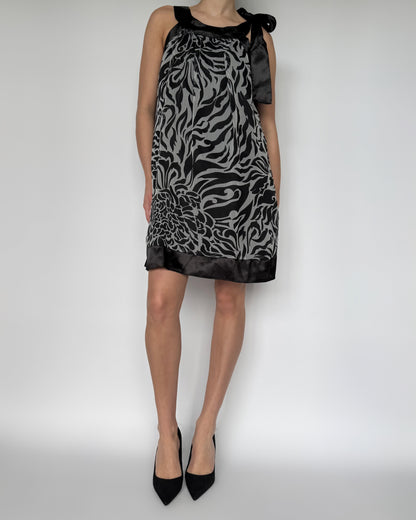 She's Cool Zebra Halter Dress - M